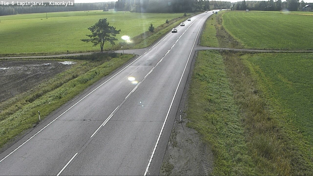 Weather Camera Image Väg 6 Lapinjärvi, Kimoböle, Lapinjärvi, Uusimaa