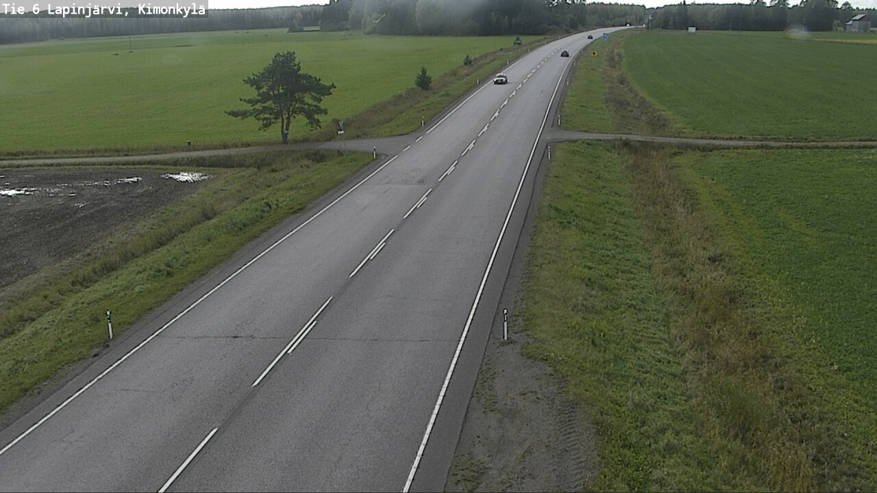 Weather Camera Image Väg 6 Lapinjärvi, Kimoböle, Lapinjärvi, Uusimaa