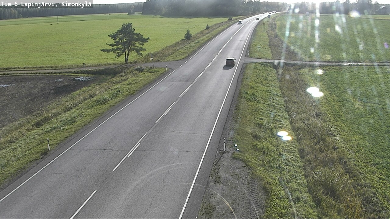 Weather Camera Image Väg 6 Lapinjärvi, Kimoböle, Lapinjärvi, Uusimaa