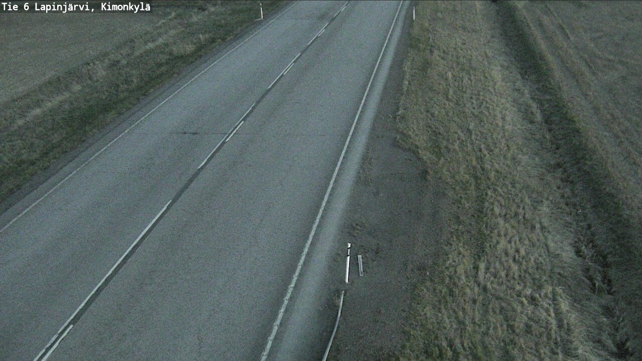 Weather Camera Image Väg 6 Lapinjärvi, Kimoböle, Lapinjärvi, Uusimaa