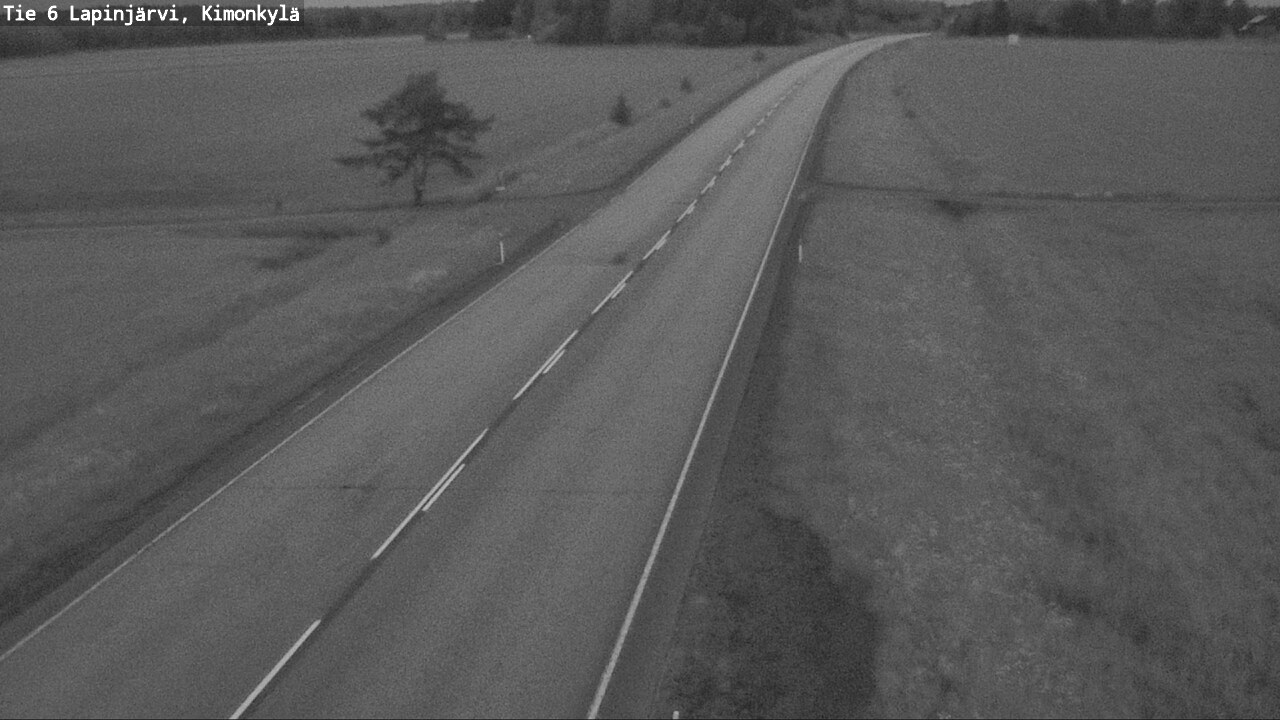 Weather Camera Image Väg 6 Lapinjärvi, Kimoböle, Lapinjärvi, Uusimaa