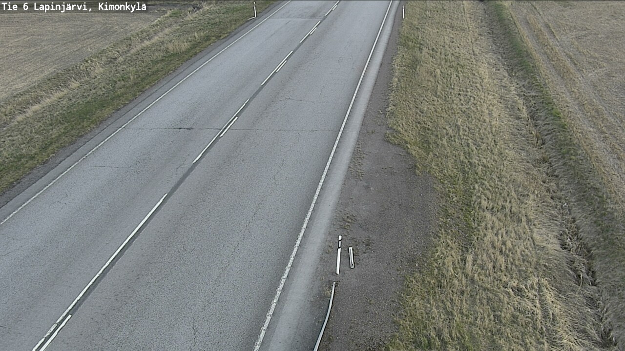 Weather Camera Image Väg 6 Lapinjärvi, Kimoböle, Lapinjärvi, Uusimaa