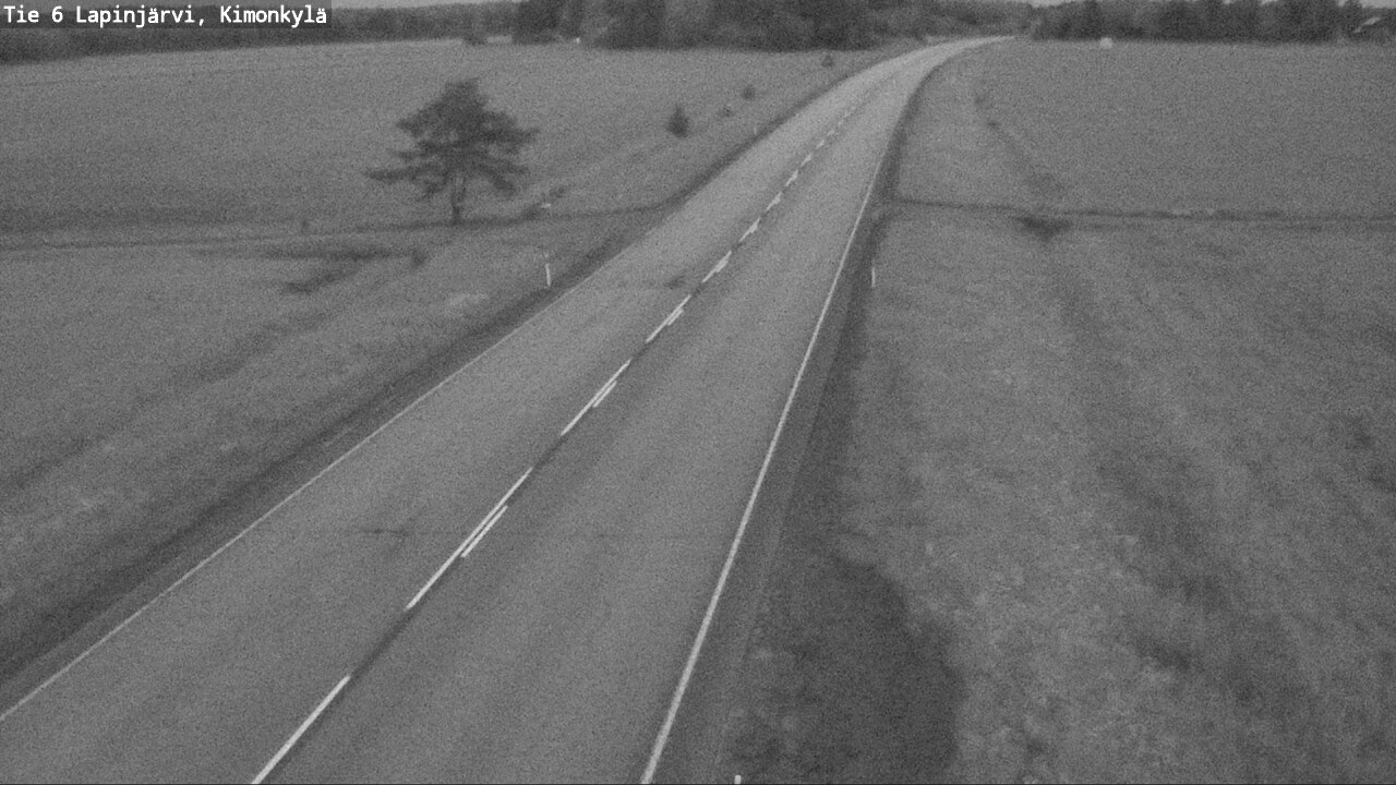 Weather Camera Image Väg 6 Lapinjärvi, Kimoböle, Lapinjärvi, Uusimaa