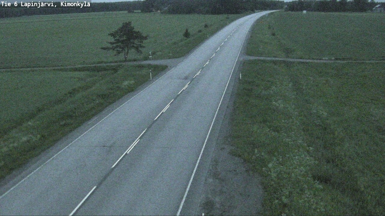 Weather Camera Image Väg 6 Lapinjärvi, Kimoböle, Lapinjärvi, Uusimaa