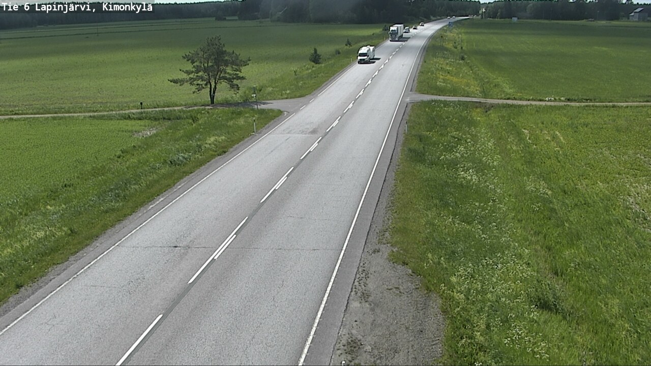 Weather Camera Image Väg 6 Lapinjärvi, Kimoböle, Lapinjärvi, Uusimaa
