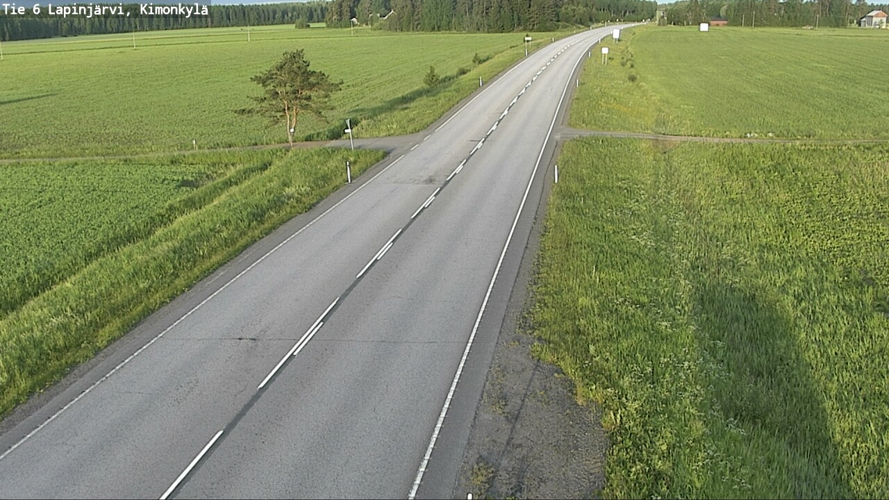 Weather Camera Image Väg 6 Lapinjärvi, Kimoböle, Lapinjärvi, Uusimaa