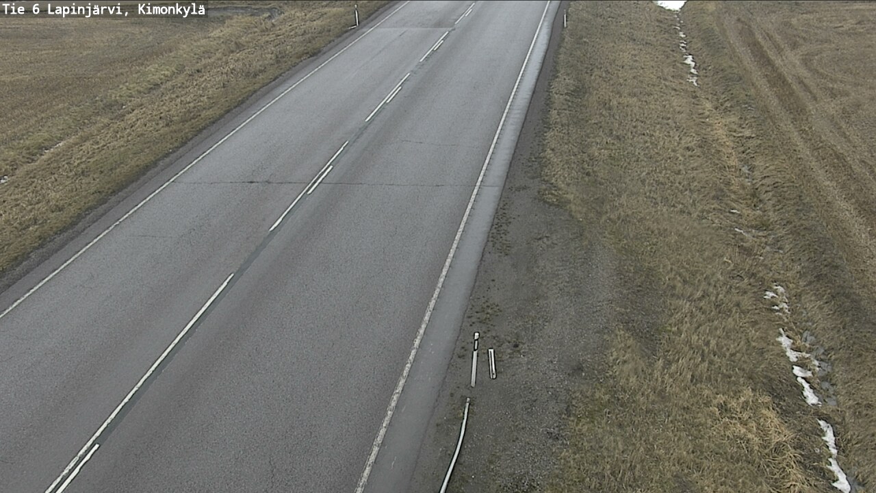 Weather Camera Image Road 6 Lapinjärvi, Kimonkylä, Lapinjärvi, Uusimaa