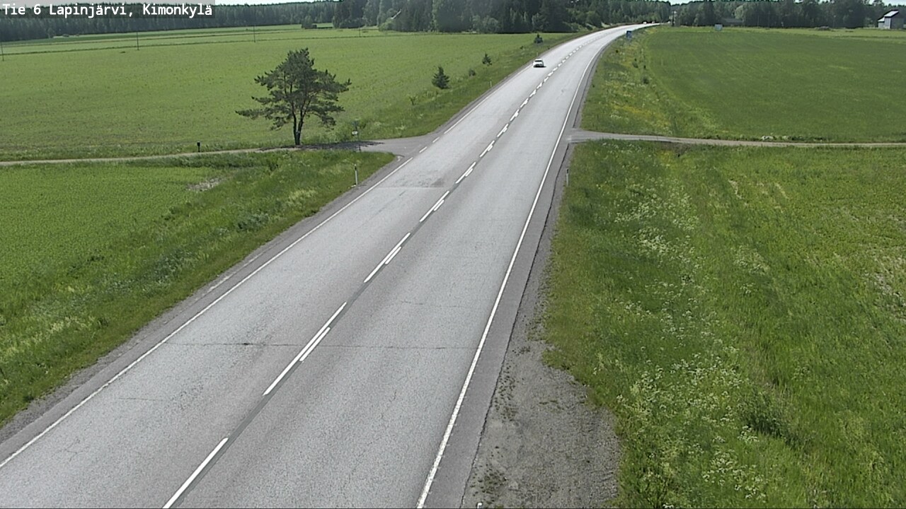 Weather Camera Image Väg 6 Lapinjärvi, Kimoböle, Lapinjärvi, Uusimaa