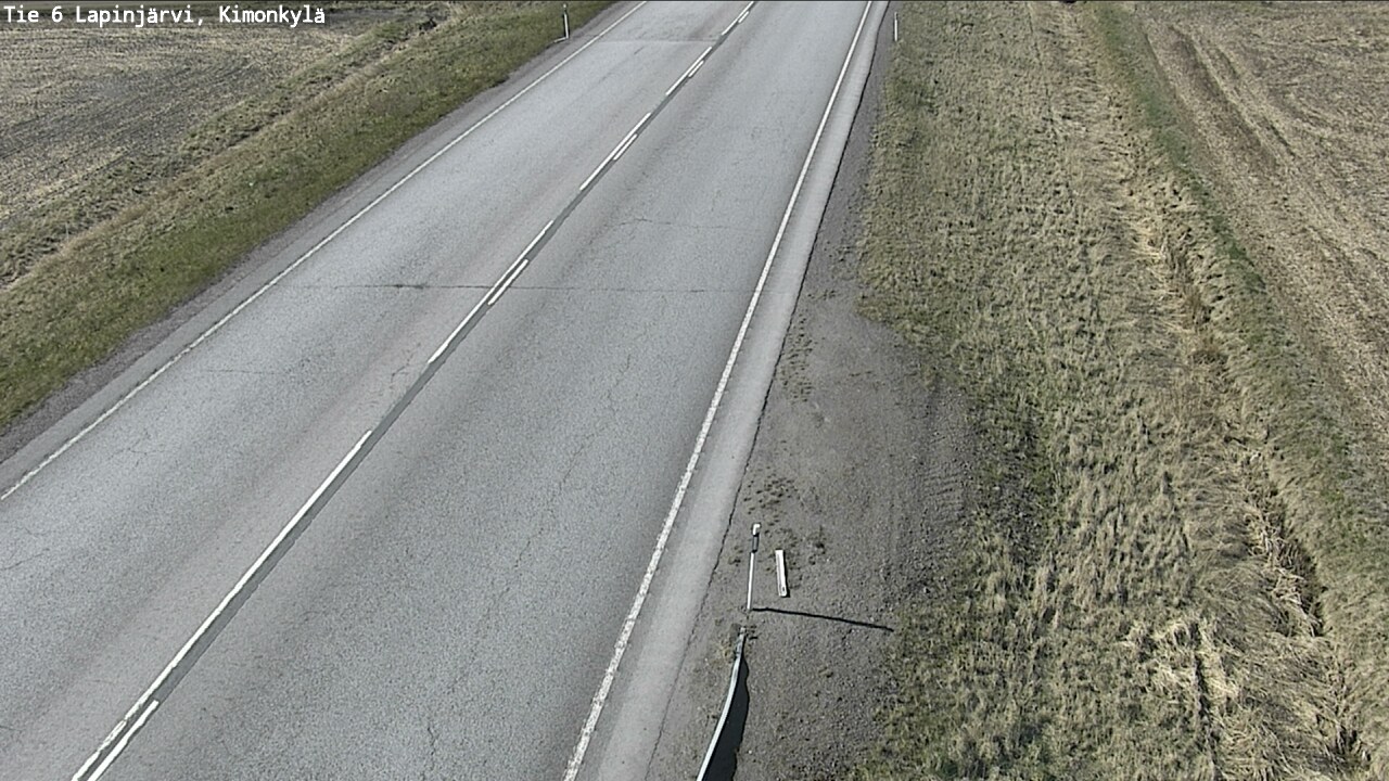 Weather Camera Image Väg 6 Lapinjärvi, Kimoböle, Lapinjärvi, Uusimaa
