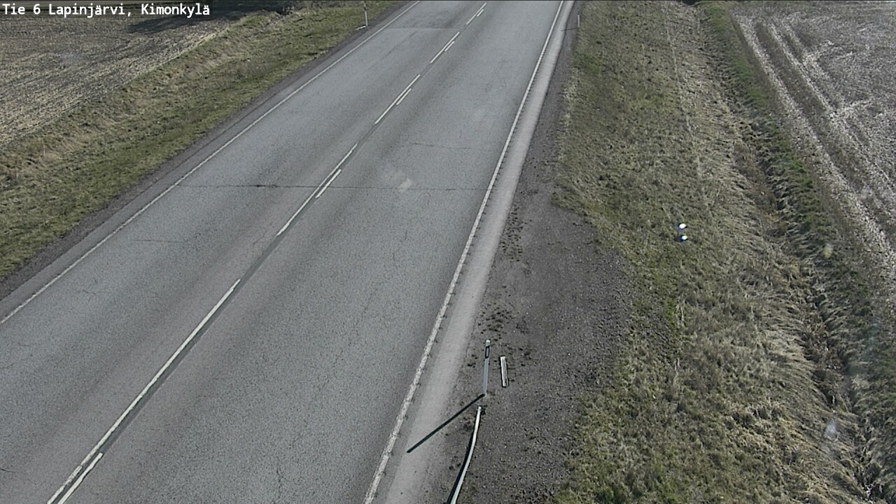 Weather Camera Image Väg 6 Lapinjärvi, Kimoböle, Lapinjärvi, Uusimaa