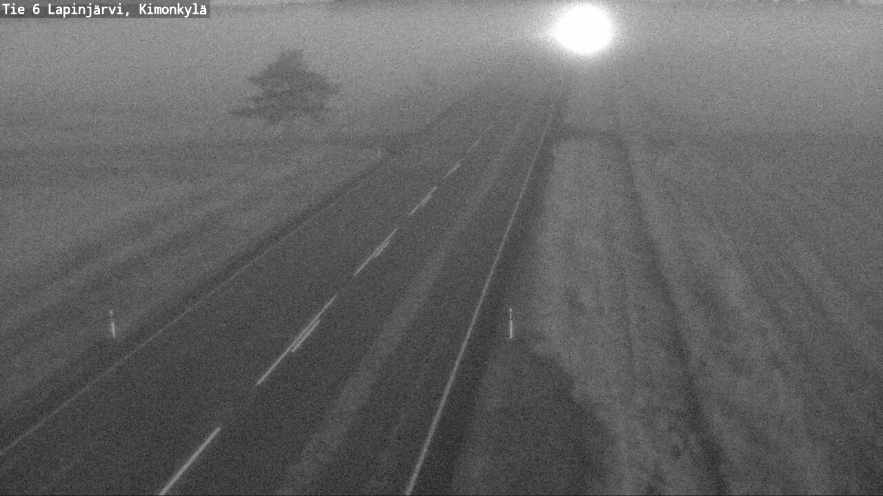Weather Camera Image Väg 6 Lapinjärvi, Kimoböle, Lapinjärvi, Uusimaa