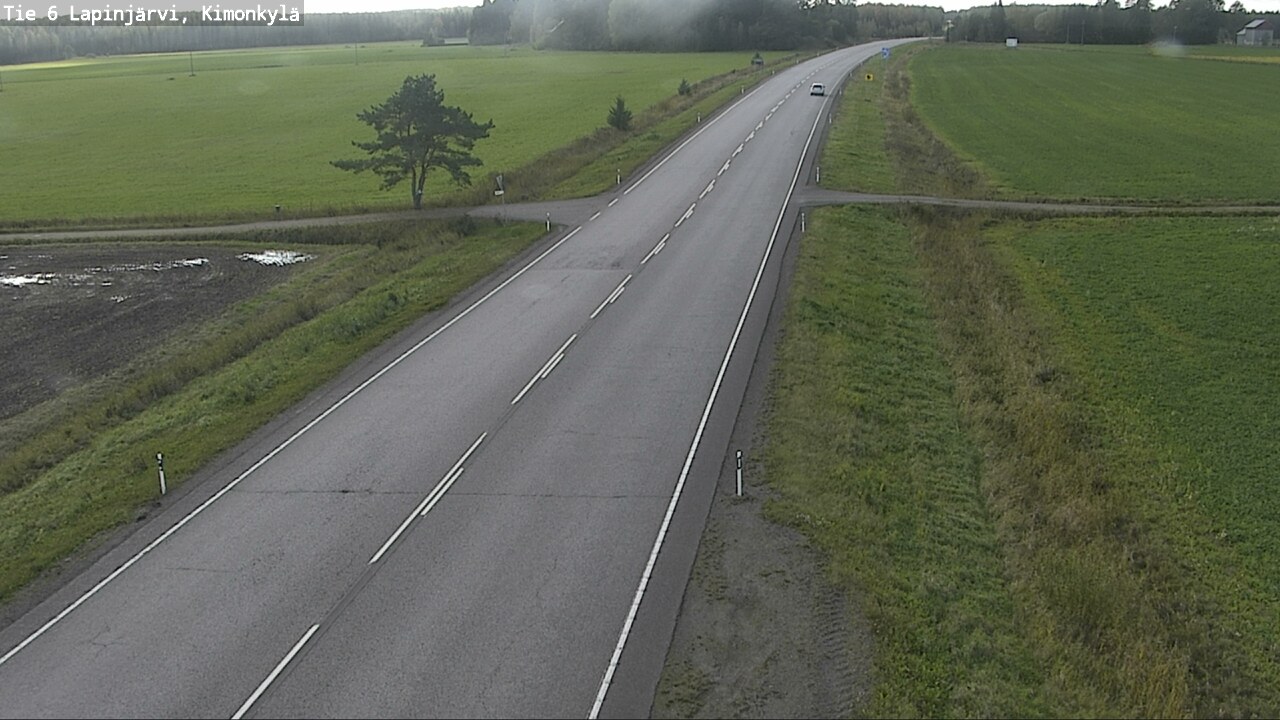 Weather Camera Image Väg 6 Lapinjärvi, Kimoböle, Lapinjärvi, Uusimaa