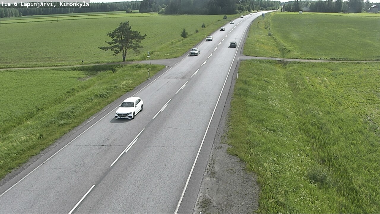 Weather Camera Image Väg 6 Lapinjärvi, Kimoböle, Lapinjärvi, Uusimaa
