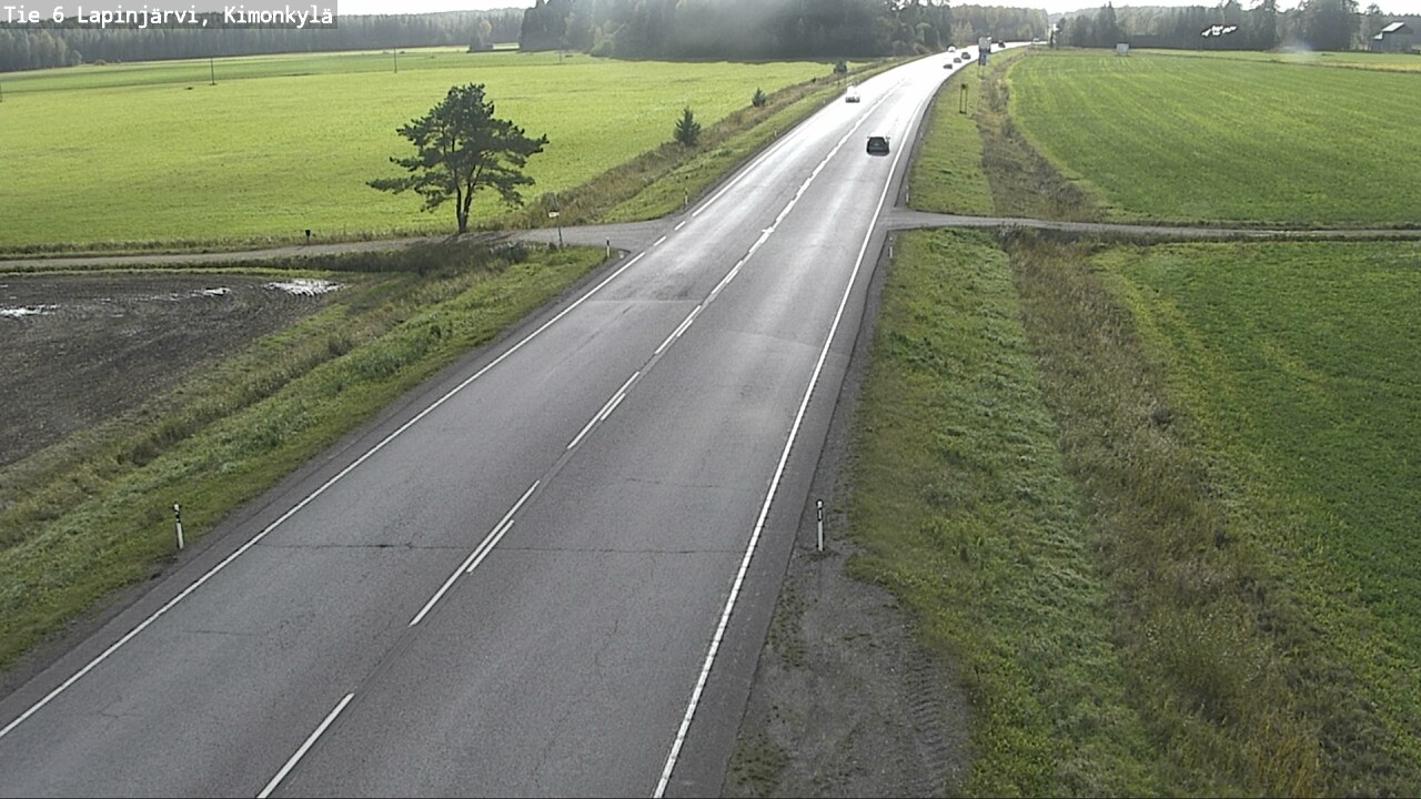 Weather Camera Image Väg 6 Lapinjärvi, Kimoböle, Lapinjärvi, Uusimaa