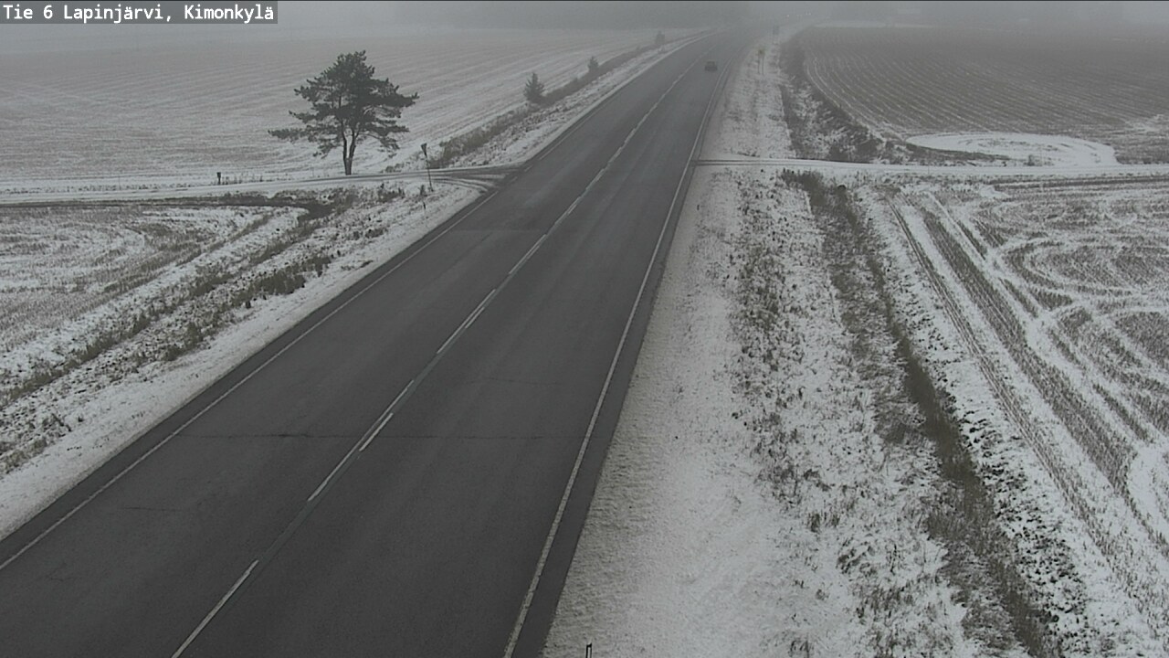Weather Camera Image Väg 6 Lapinjärvi, Kimoböle, Lapinjärvi, Uusimaa