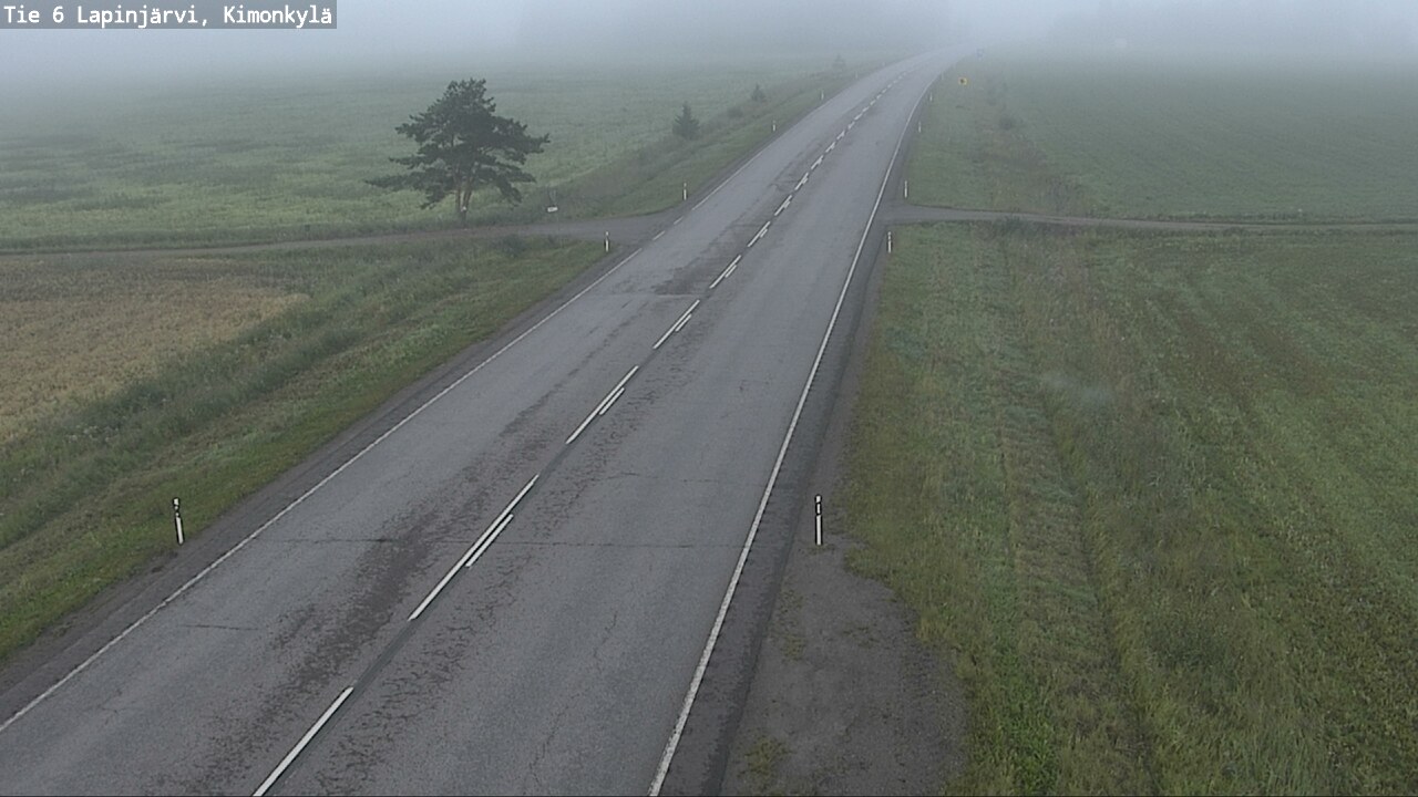 Weather Camera Image Väg 6 Lapinjärvi, Kimoböle, Lapinjärvi, Uusimaa