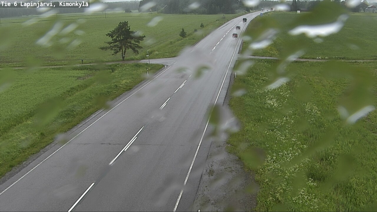 Weather Camera Image Road 6 Lapinjärvi, Kimonkylä, Lapinjärvi, Uusimaa