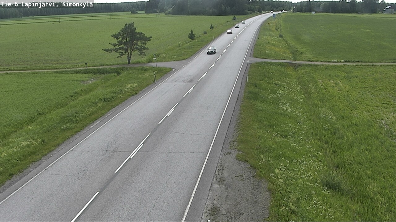 Weather Camera Image Väg 6 Lapinjärvi, Kimoböle, Lapinjärvi, Uusimaa