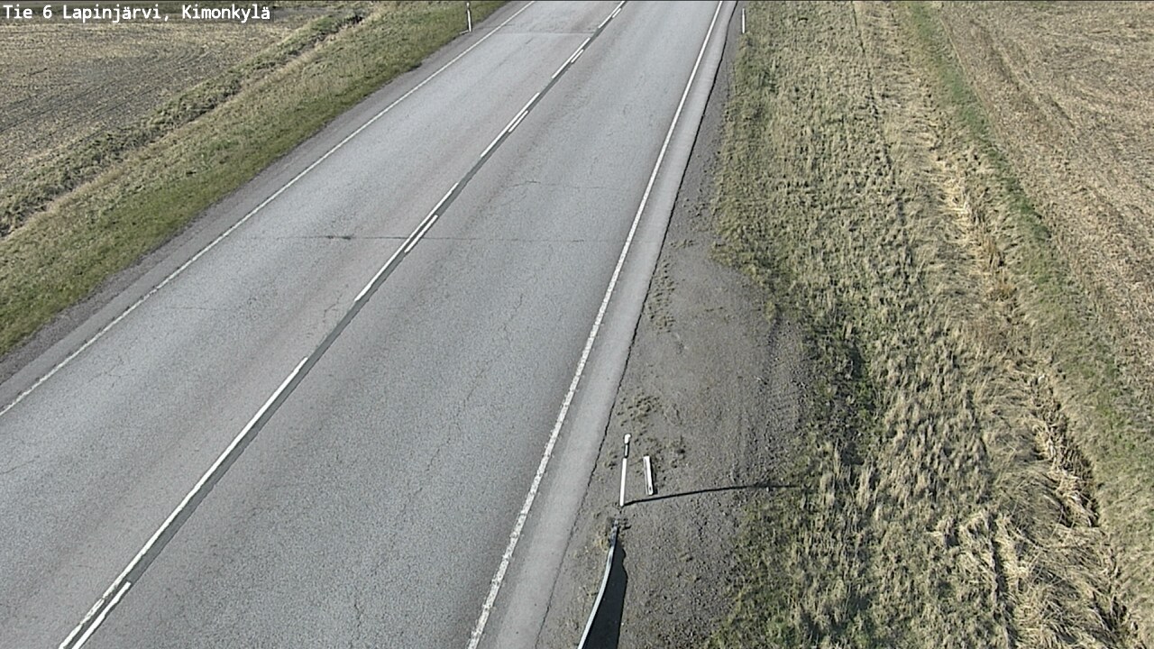 Weather Camera Image Road 6 Lapinjärvi, Kimonkylä, Lapinjärvi, Uusimaa