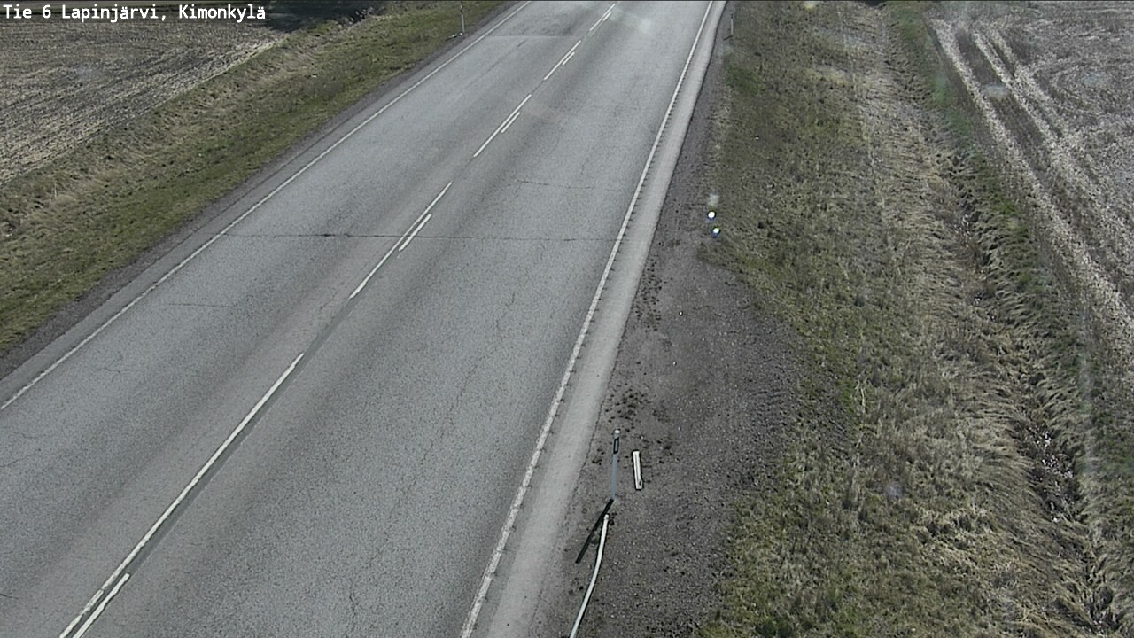Weather Camera Image Väg 6 Lapinjärvi, Kimoböle, Lapinjärvi, Uusimaa