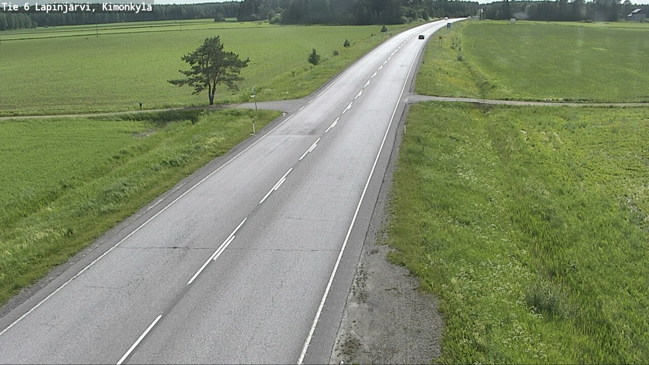Weather Camera Image Väg 6 Lapinjärvi, Kimoböle, Lapinjärvi, Uusimaa