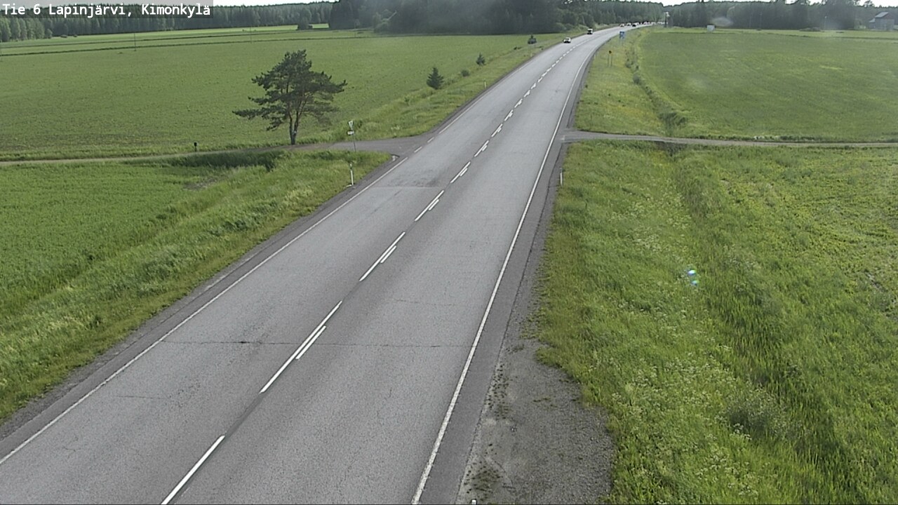 Weather Camera Image Väg 6 Lapinjärvi, Kimoböle, Lapinjärvi, Uusimaa