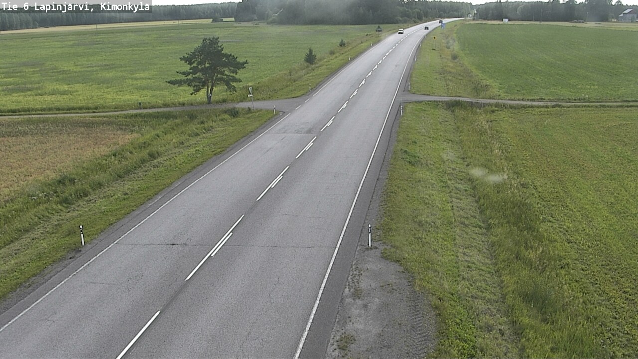 Weather Camera Image Väg 6 Lapinjärvi, Kimoböle, Lapinjärvi, Uusimaa