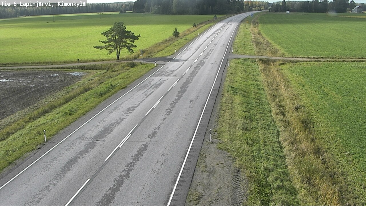 Weather Camera Image Road 6 Lapinjärvi, Kimonkylä, Lapinjärvi, Uusimaa