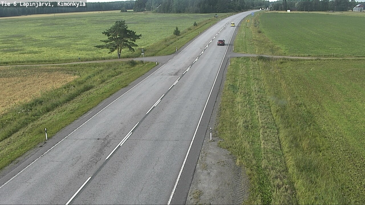 Weather Camera Image Väg 6 Lapinjärvi, Kimoböle, Lapinjärvi, Uusimaa