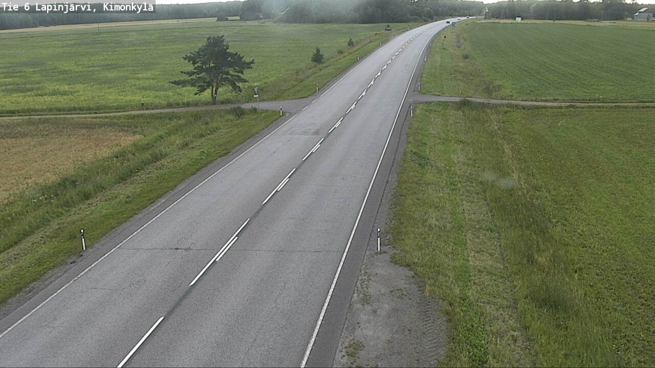 Weather Camera Image Väg 6 Lapinjärvi, Kimoböle, Lapinjärvi, Uusimaa