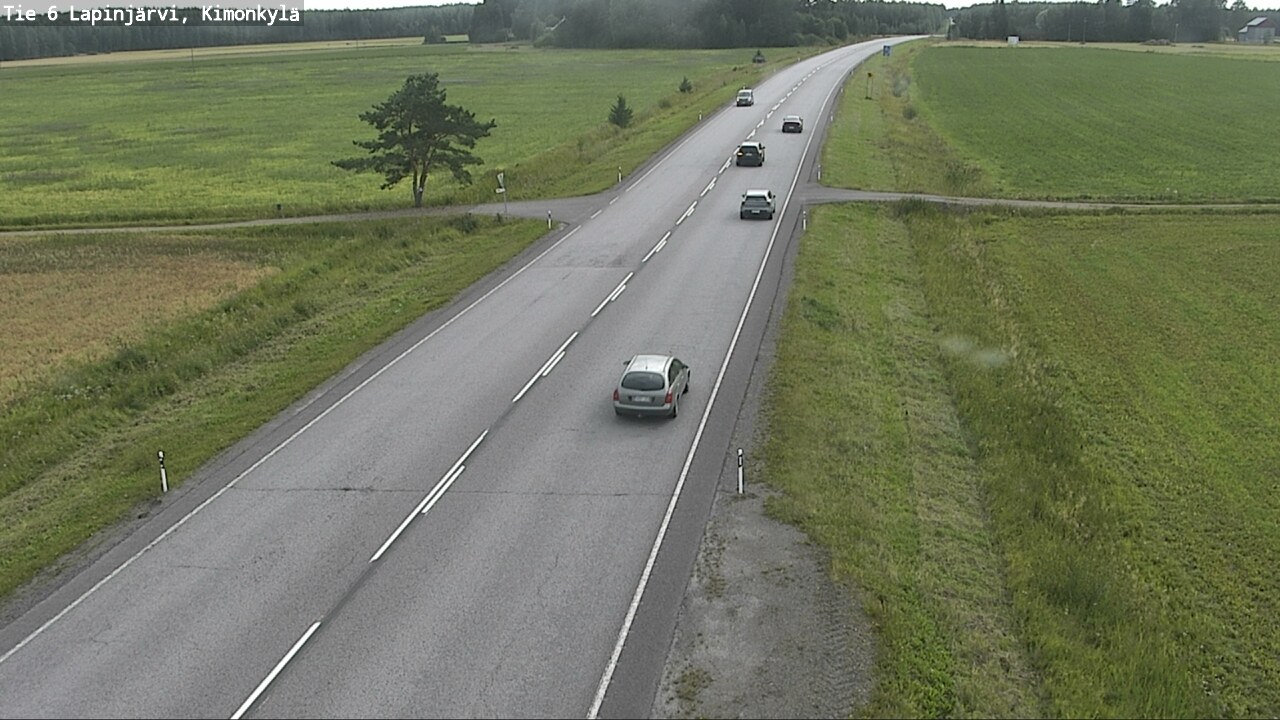 Weather Camera Image Väg 6 Lapinjärvi, Kimoböle, Lapinjärvi, Uusimaa