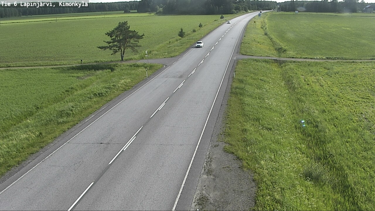 Weather Camera Image Väg 6 Lapinjärvi, Kimoböle, Lapinjärvi, Uusimaa
