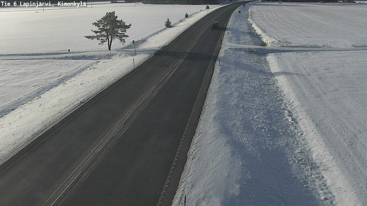 Weather Camera Image Road 6 Lapinjärvi, Kimonkylä, Lapinjärvi, Uusimaa