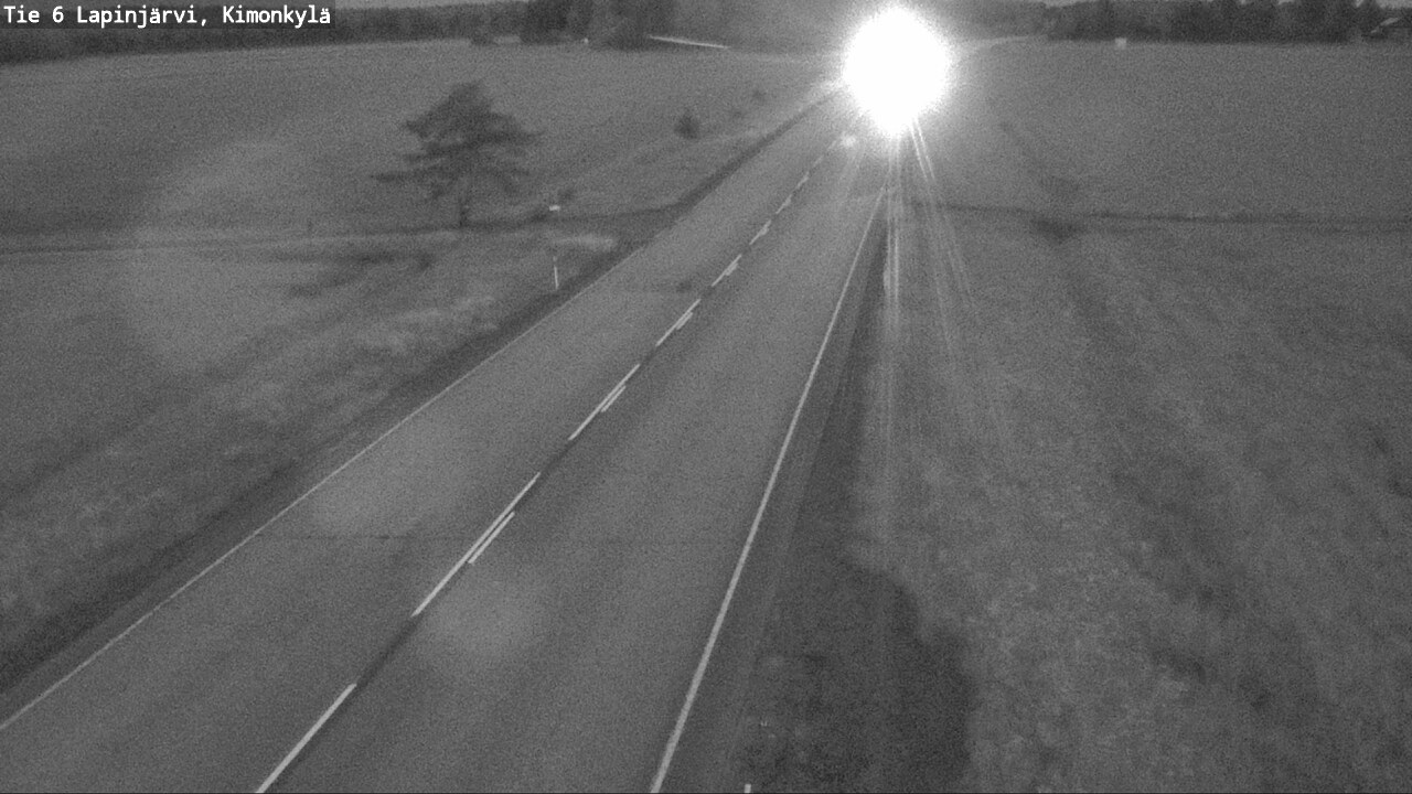 Weather Camera Image Väg 6 Lapinjärvi, Kimoböle, Lapinjärvi, Uusimaa