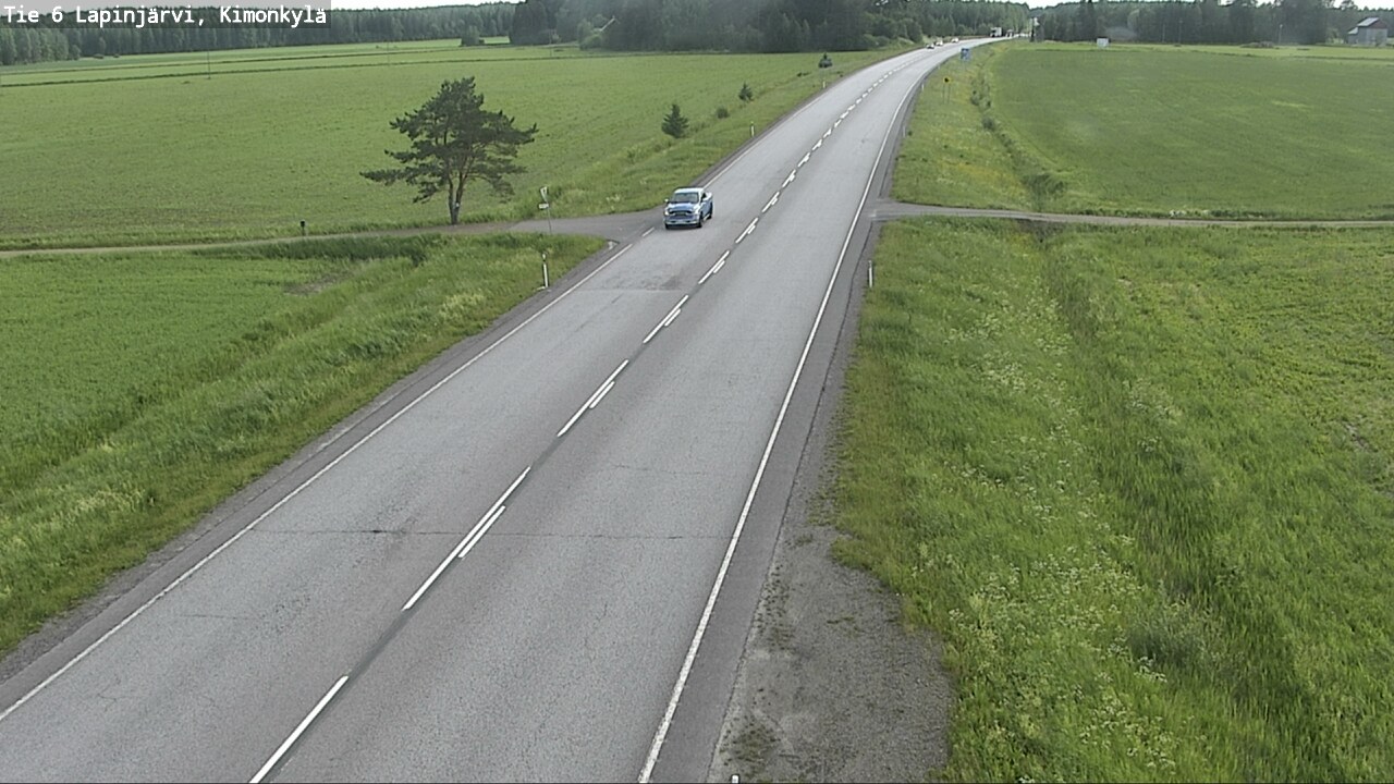 Weather Camera Image Väg 6 Lapinjärvi, Kimoböle, Lapinjärvi, Uusimaa