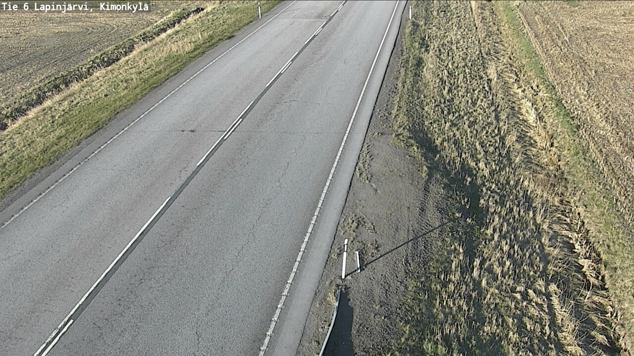 Weather Camera Image Road 6 Lapinjärvi, Kimonkylä, Lapinjärvi, Uusimaa