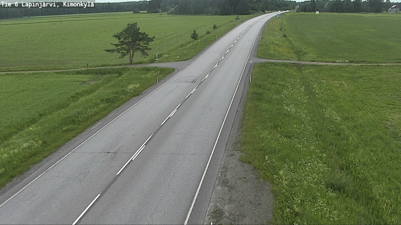 Weather Camera Image Väg 6 Lapinjärvi, Kimoböle, Lapinjärvi, Uusimaa