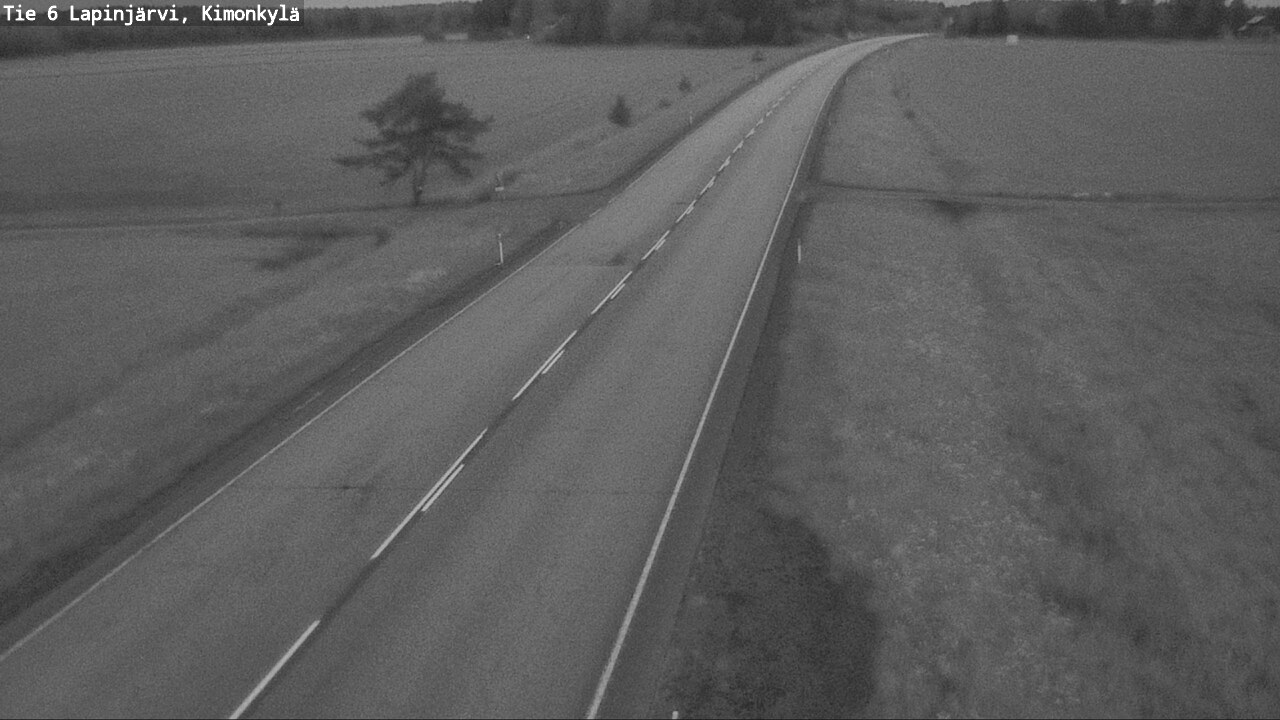 Weather Camera Image Väg 6 Lapinjärvi, Kimoböle, Lapinjärvi, Uusimaa