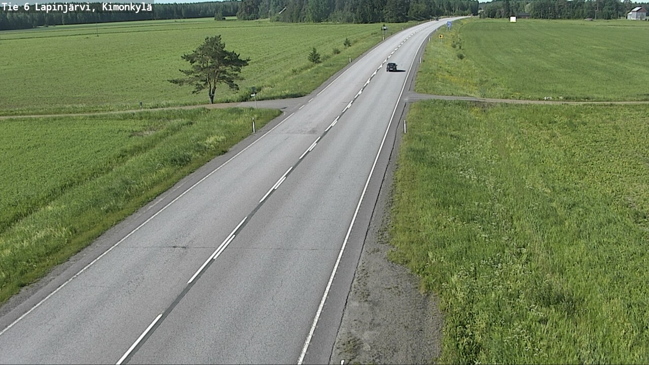 Weather Camera Image Väg 6 Lapinjärvi, Kimoböle, Lapinjärvi, Uusimaa