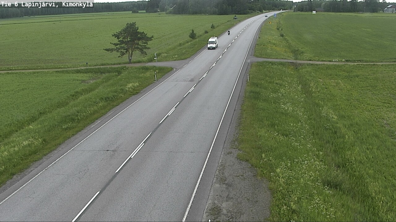 Weather Camera Image Väg 6 Lapinjärvi, Kimoböle, Lapinjärvi, Uusimaa