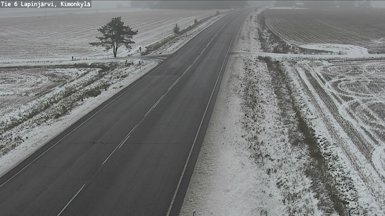 Weather Camera Image Väg 6 Lapinjärvi, Kimoböle, Lapinjärvi, Uusimaa