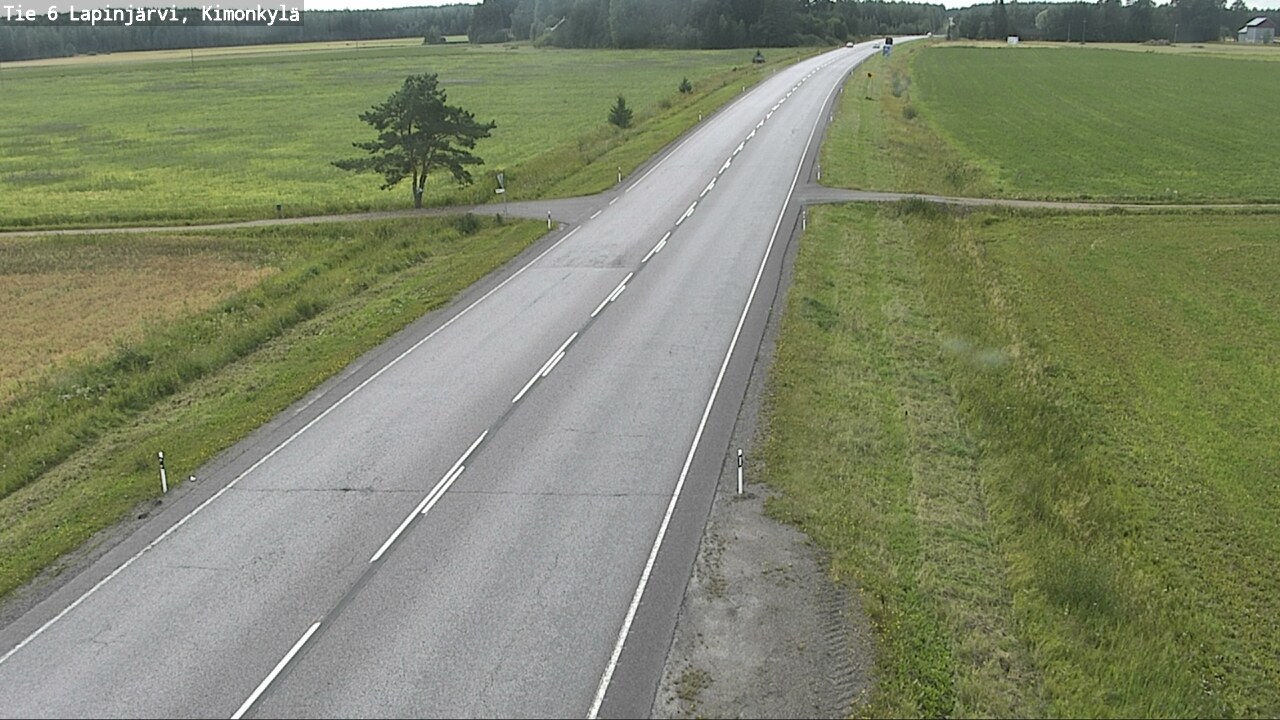 Weather Camera Image Väg 6 Lapinjärvi, Kimoböle, Lapinjärvi, Uusimaa