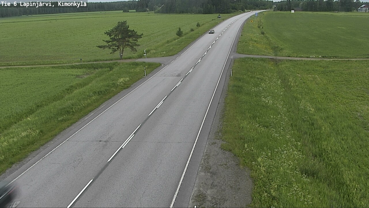 Weather Camera Image Väg 6 Lapinjärvi, Kimoböle, Lapinjärvi, Uusimaa