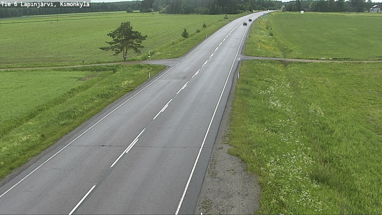 Weather Camera Image Väg 6 Lapinjärvi, Kimoböle, Lapinjärvi, Uusimaa