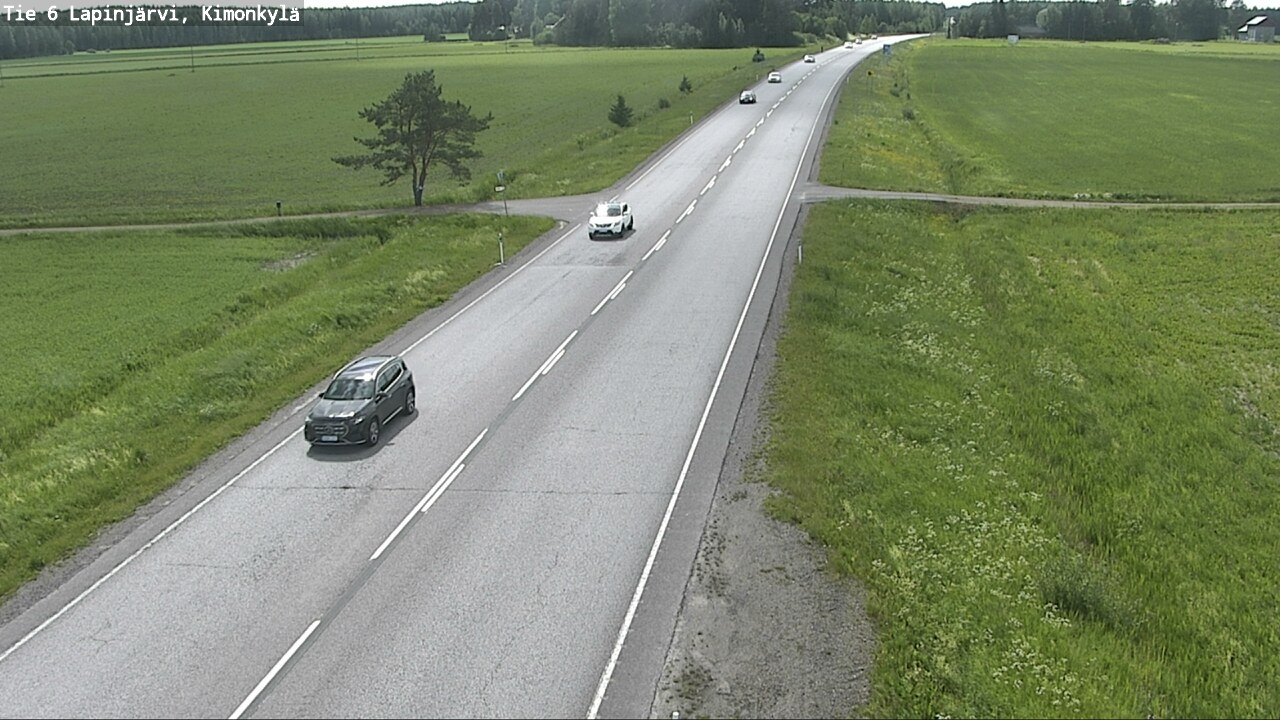 Weather Camera Image Väg 6 Lapinjärvi, Kimoböle, Lapinjärvi, Uusimaa