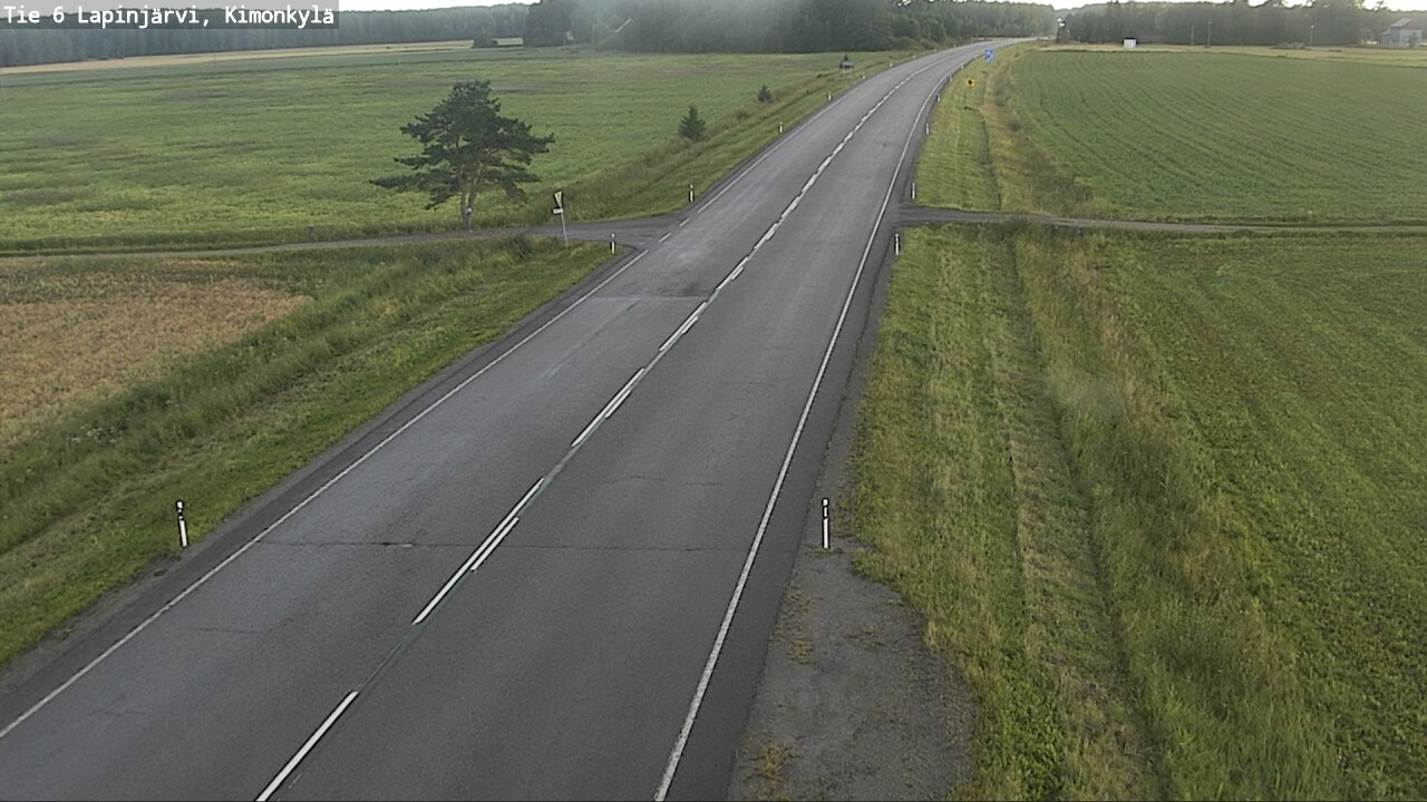 Weather Camera Image Väg 6 Lapinjärvi, Kimoböle, Lapinjärvi, Uusimaa
