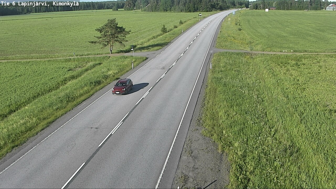 Weather Camera Image Väg 6 Lapinjärvi, Kimoböle, Lapinjärvi, Uusimaa