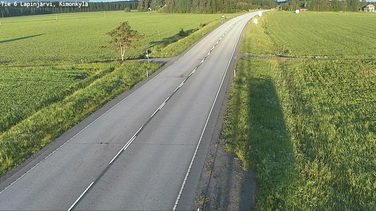 Weather Camera Image Väg 6 Lapinjärvi, Kimoböle, Lapinjärvi, Uusimaa