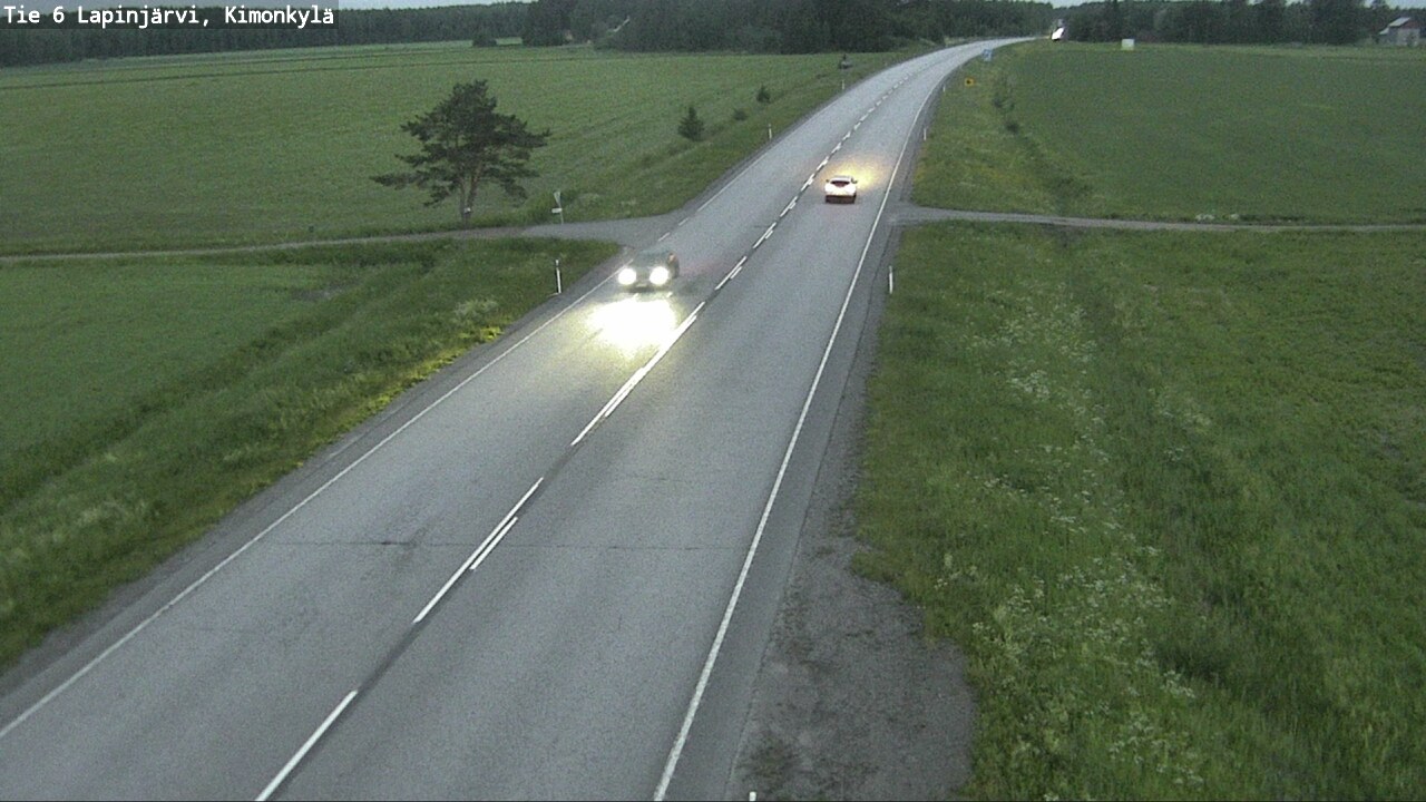 Weather Camera Image Väg 6 Lapinjärvi, Kimoböle, Lapinjärvi, Uusimaa