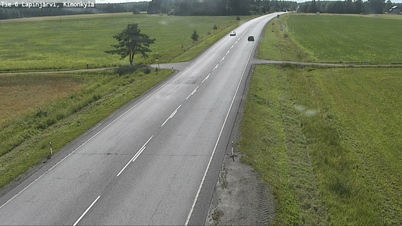 Weather Camera Image Väg 6 Lapinjärvi, Kimoböle, Lapinjärvi, Uusimaa